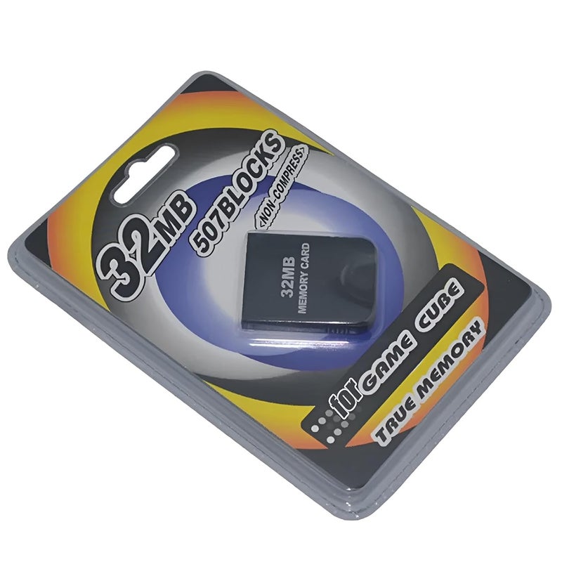 NBCP 32MB (507 Blocks) High-Speed Gamecube Memory Card - Compatible with Nintendo Gamecube & Wii Consoles Video Game Accessory Kits- Black - Image 4